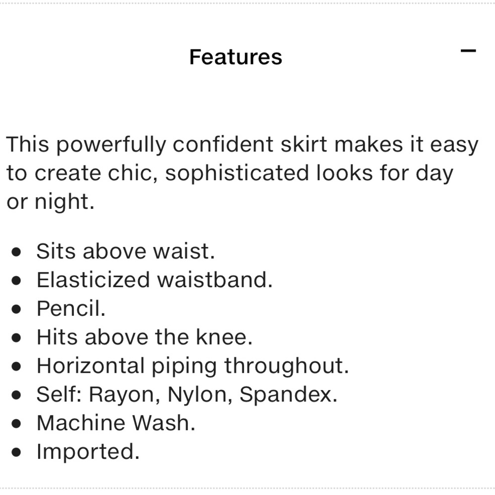 BCBG MaxAzria Simone Power Skirt, Tan, XS - Picture 7 of 8